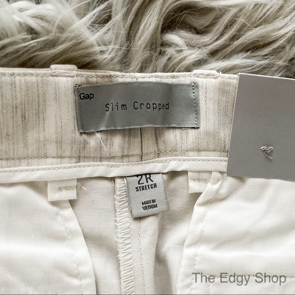 Gap | Slim Cropped Straight Leg Dress Pants - Picture 6 of 8